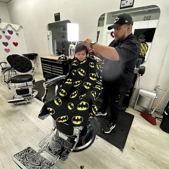 Kids haircut appointment at Don Hernandez Barbershop